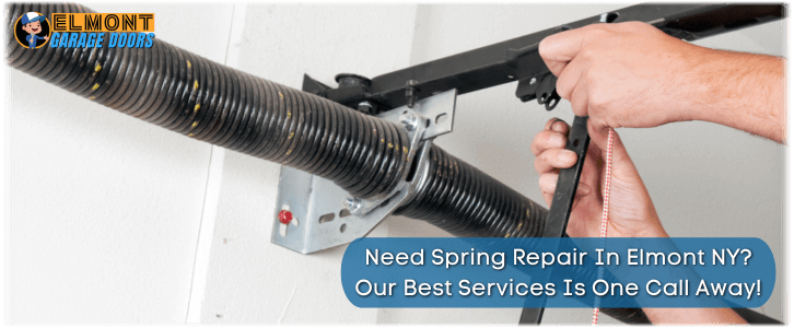 Broken Garage Door Spring Elmont NY